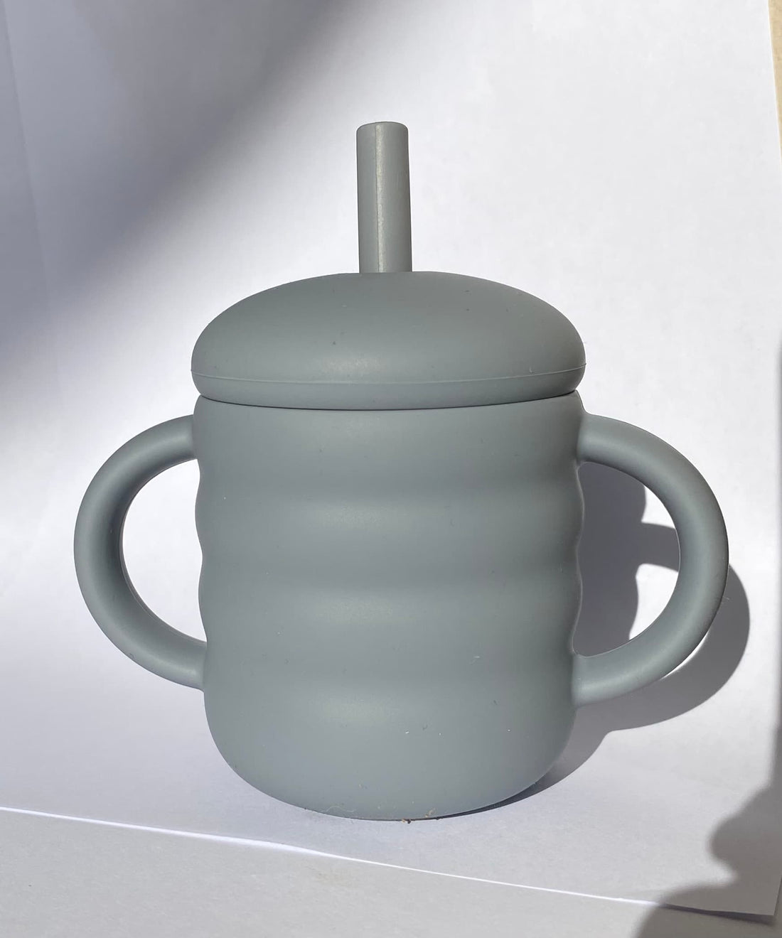 Bicchiere con cannuccia per bambini Blue Wave -160ml-