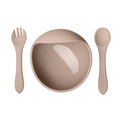 Set prima pappa svezzamento e autosvezzamento Beige - Loo.Up