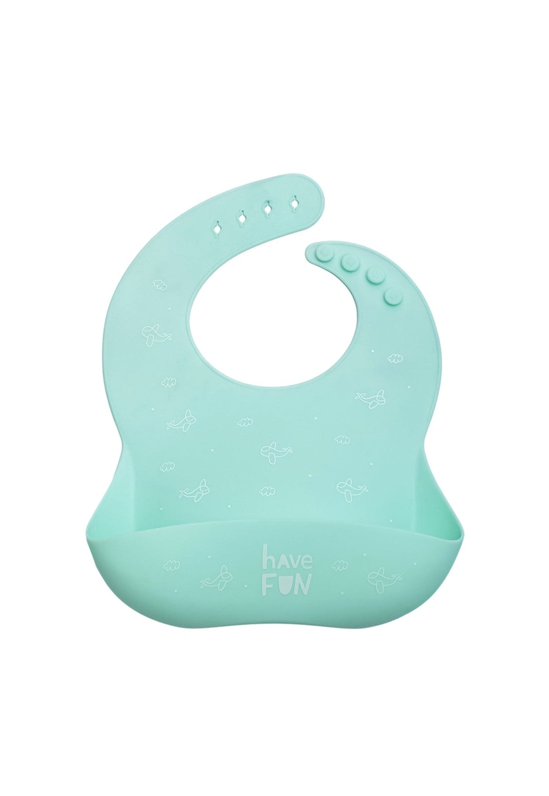 Bavaglino in silicone impermeabile Blue Lagon - Loo.Up