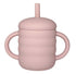 Bicchiere con cannuccia per bambini Rosa / tazza con cannuccia per bambini - Loo.Up