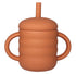 Bicchiere con cannuccia per bambini terra cotta / Tazza con cannuccia per bambini - Loo.Up