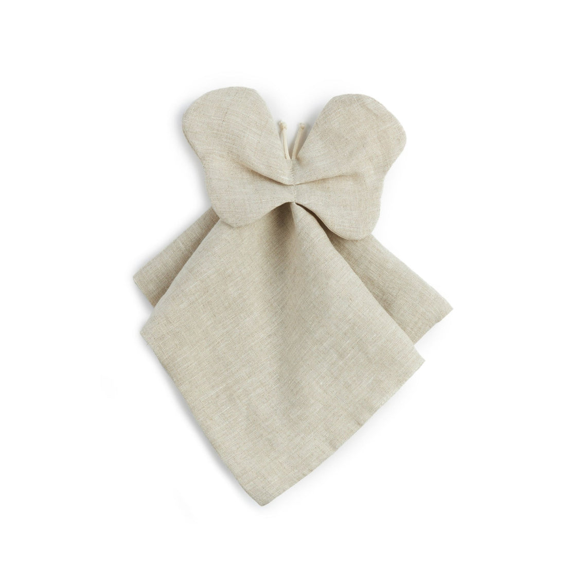 Doudou farfalla in lino francese 32x32 cm - Loo.Up